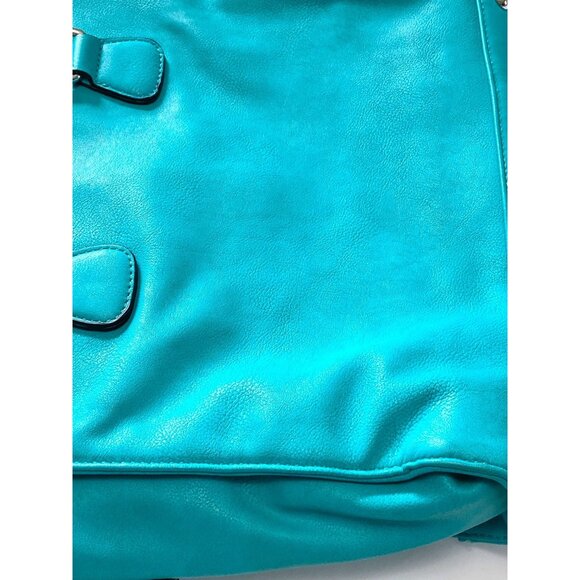 Charming Charlie Women's Handbag Turquoise Medium Shoulder Bag/Purse - Picture 15 of 16